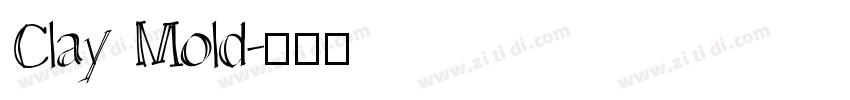 Clay Mold字体转换